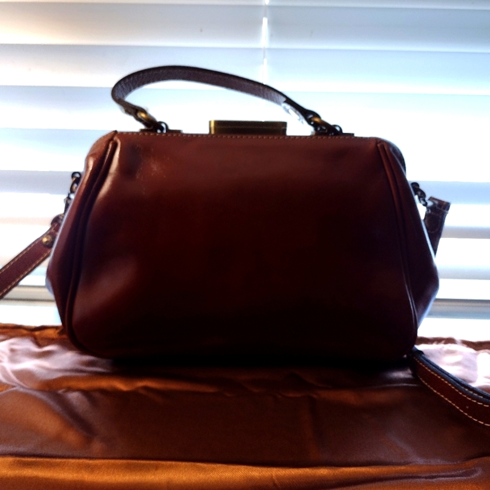 Patricia Nash Gracchi Leather Satchel - Picture 10 of 12